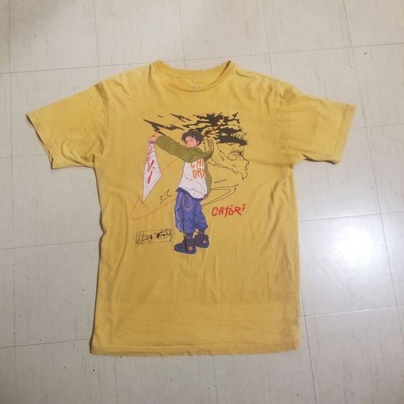 SOLD | Catori Levi Attack on Titan Urban Streetwear Anime Yellow Shirt - Picture 3 of 9